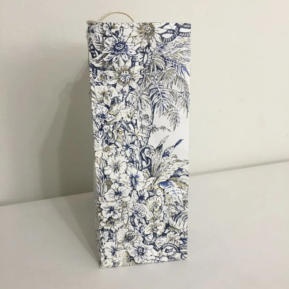 Dior 2022 Holiday Nautical Toile Gift Bag 17x14x6.5
